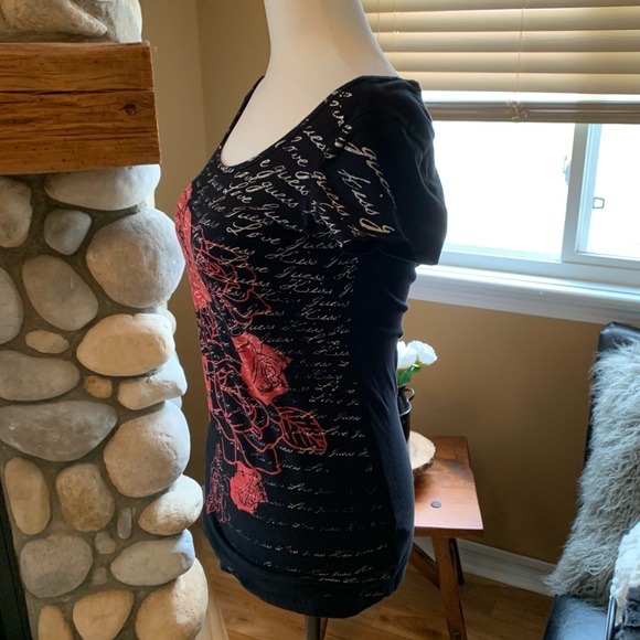 2/$15 Guess Laced Open-back Tee - Picture 5 of 9